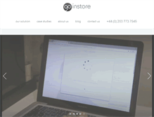 Tablet Screenshot of goinstore.com